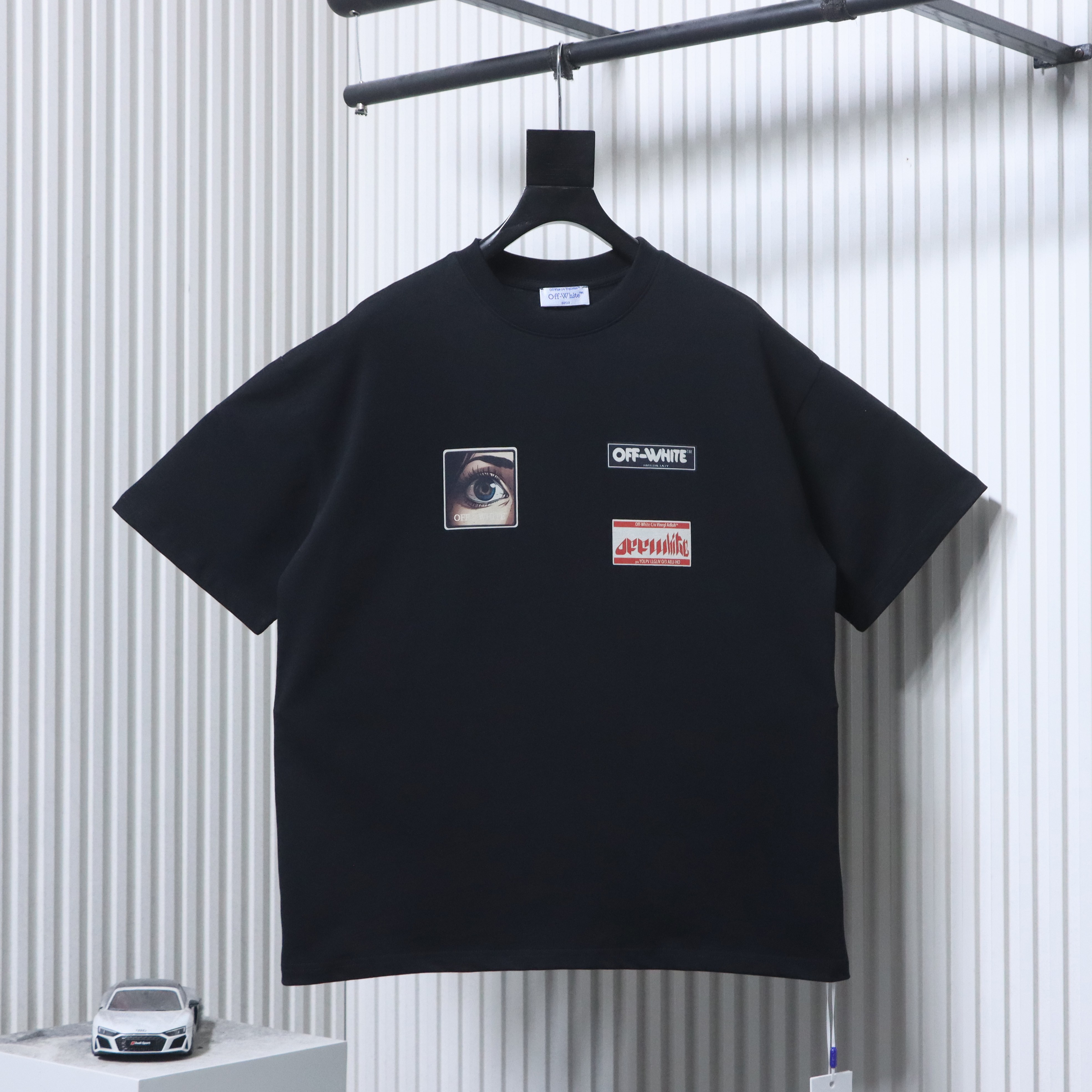 Off-White 24SS Eye Letter Logo T-Shirt H150