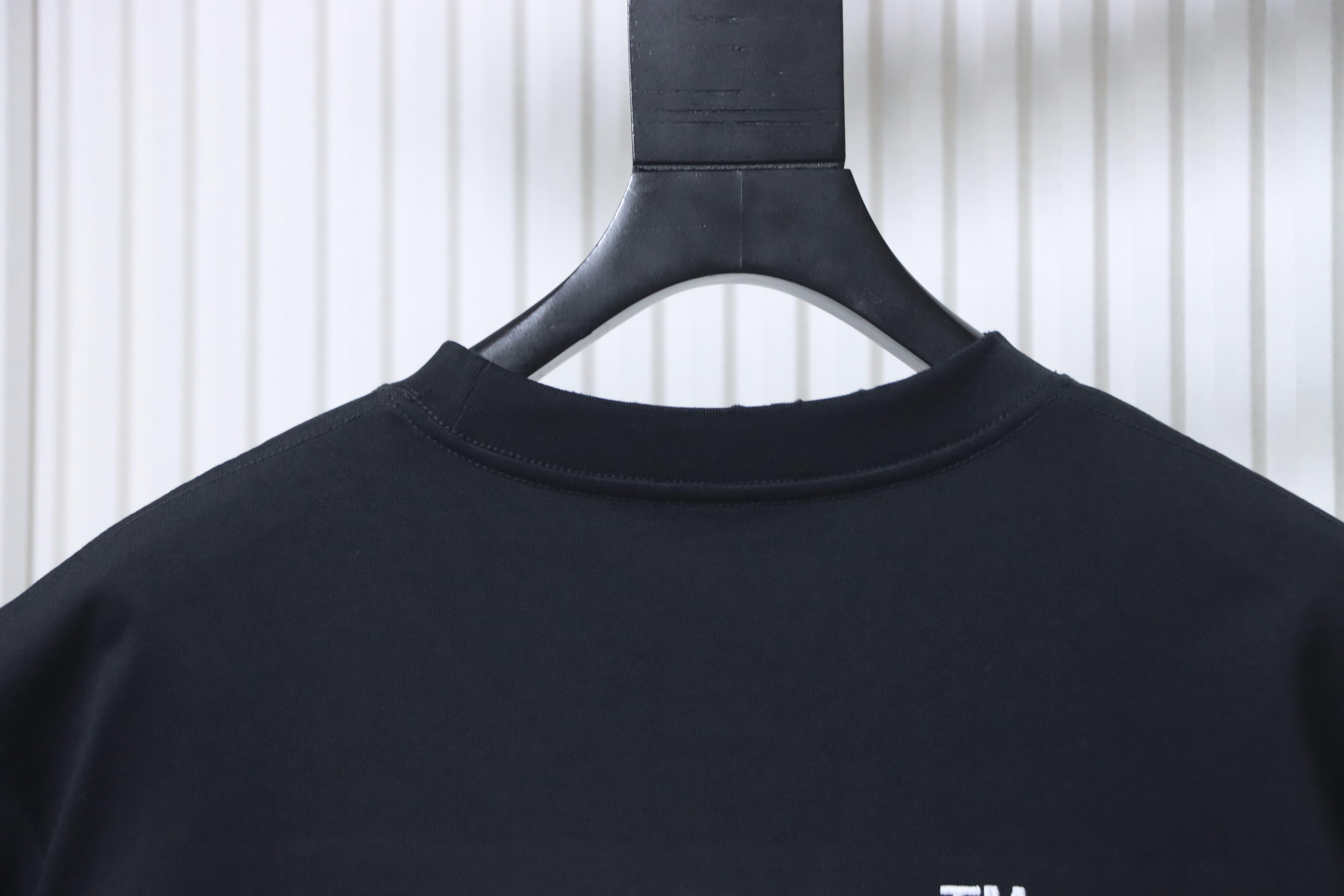 Off-White 26SS Back Arrow Logo Patch Embroidery T-Shirt Black H160