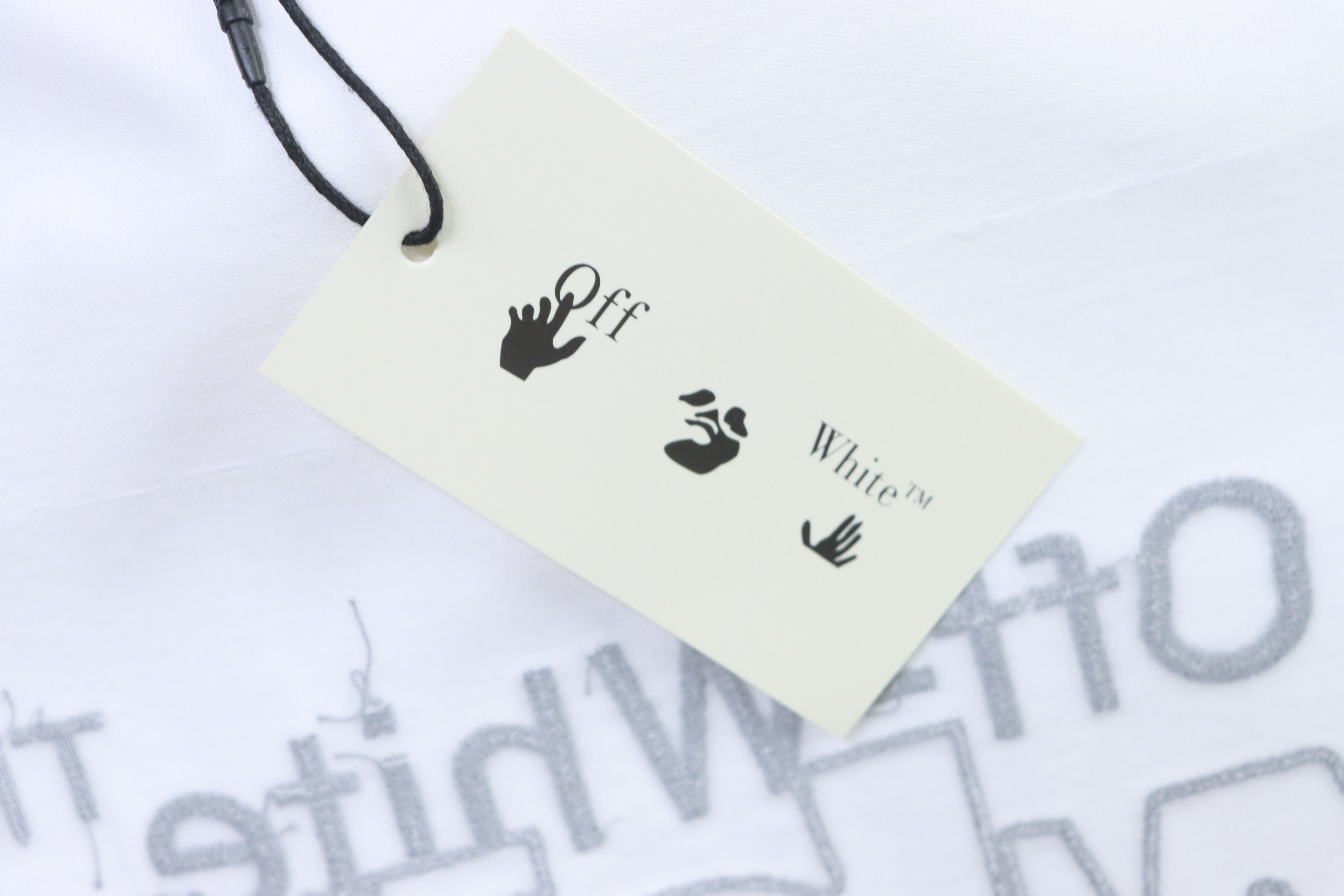 Off-White 26SS Back Arrow Logo Patch Embroidery T-Shirt White H160