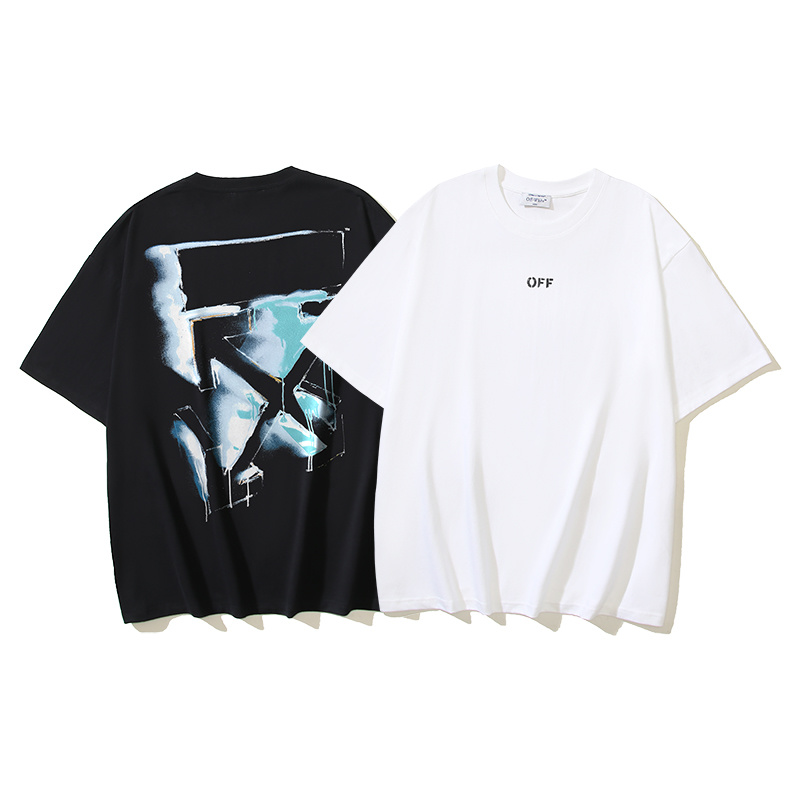 Off-White 3D Paint Drip Arrow Heavyweight T-Shirt H100 1394