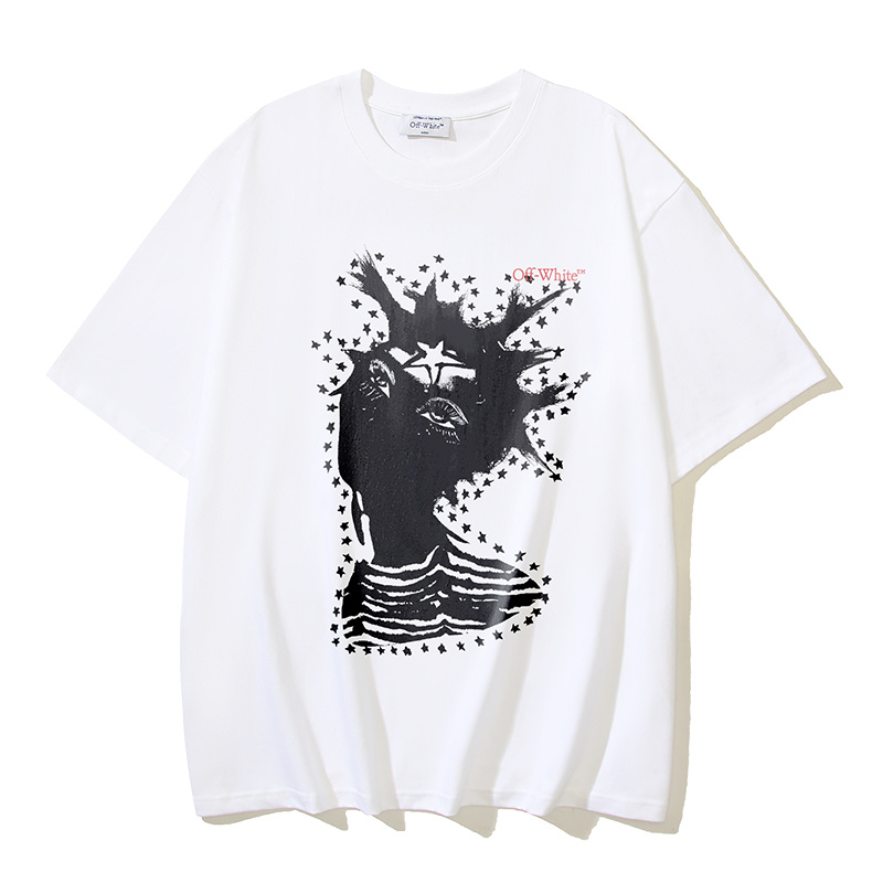 Off-White Abstract Collaboration Arrow Heavyweight T-Shirt 1368