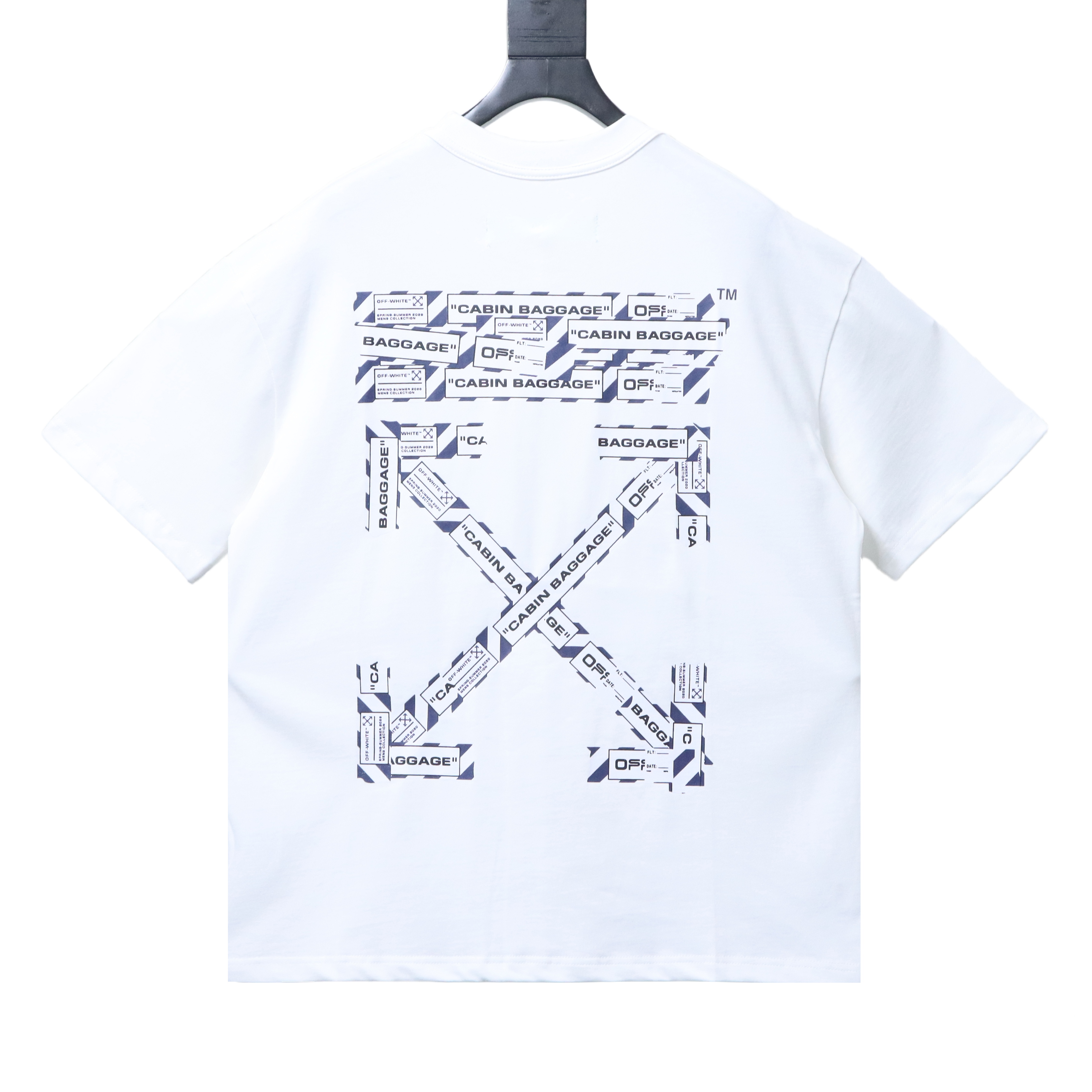 Off-White Airport Tape Arrow Graphic T-Shirt Black H150