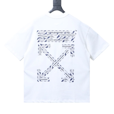 Off-White Airport Tape Arrow Graphic T-Shirt Black H150 01