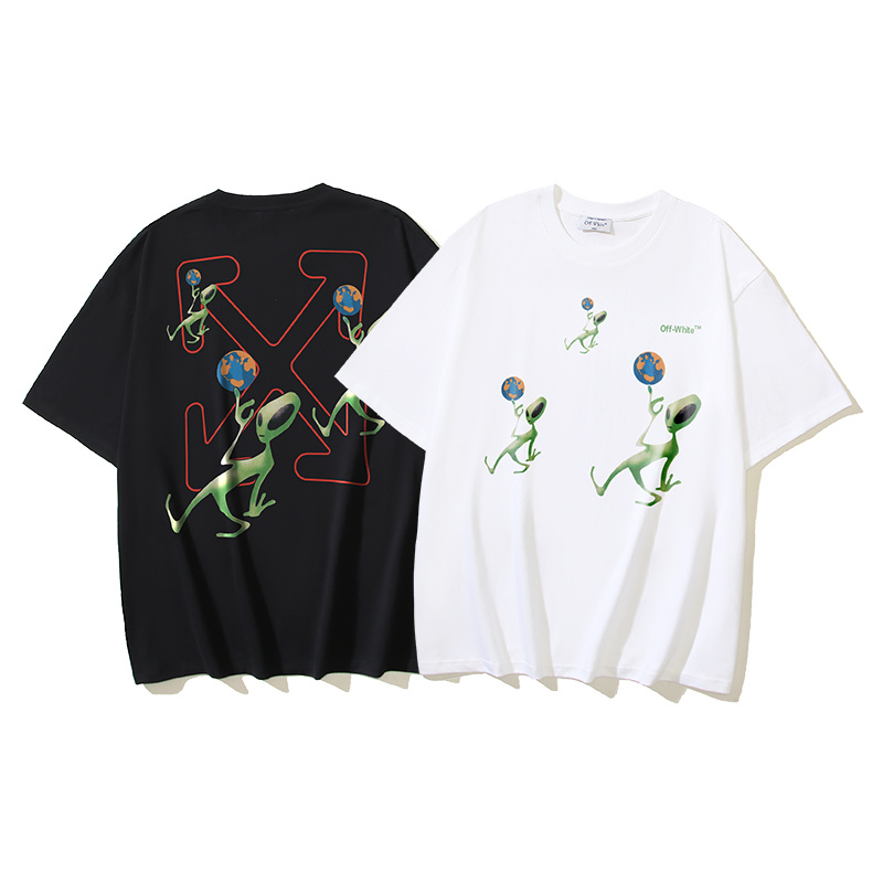 Off-White Alien Cartoon Heavyweight T-Shirt H110 1195