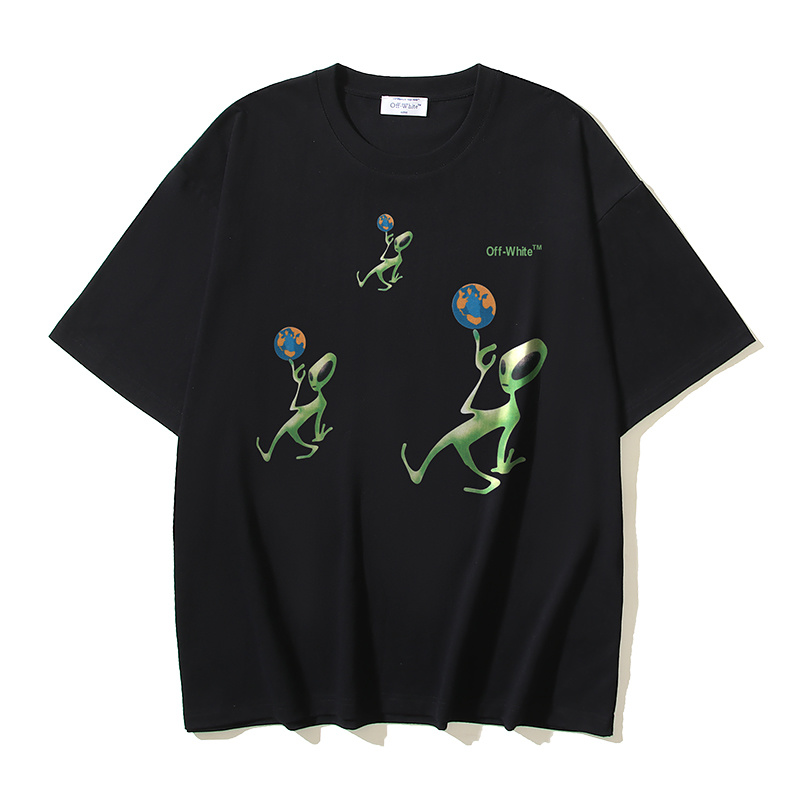 Off-White Alien Cartoon Heavyweight T-Shirt H110 1195