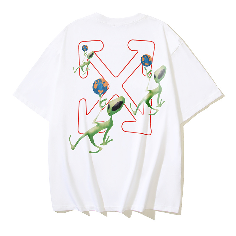 Off-White Alien Cartoon Heavyweight T-Shirt H110 1195