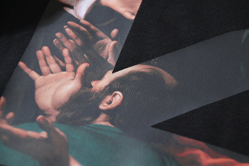 Off-White Angel Arrow Oil Painting Heavyweight T-Shirt H110 1384
