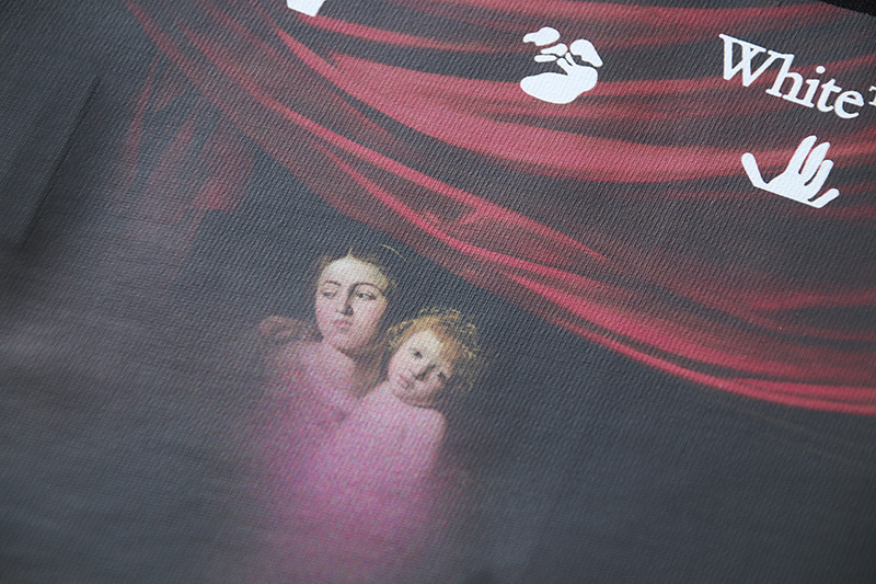 Off-White Angel Arrow Oil Painting Heavyweight T-Shirt H110 1384