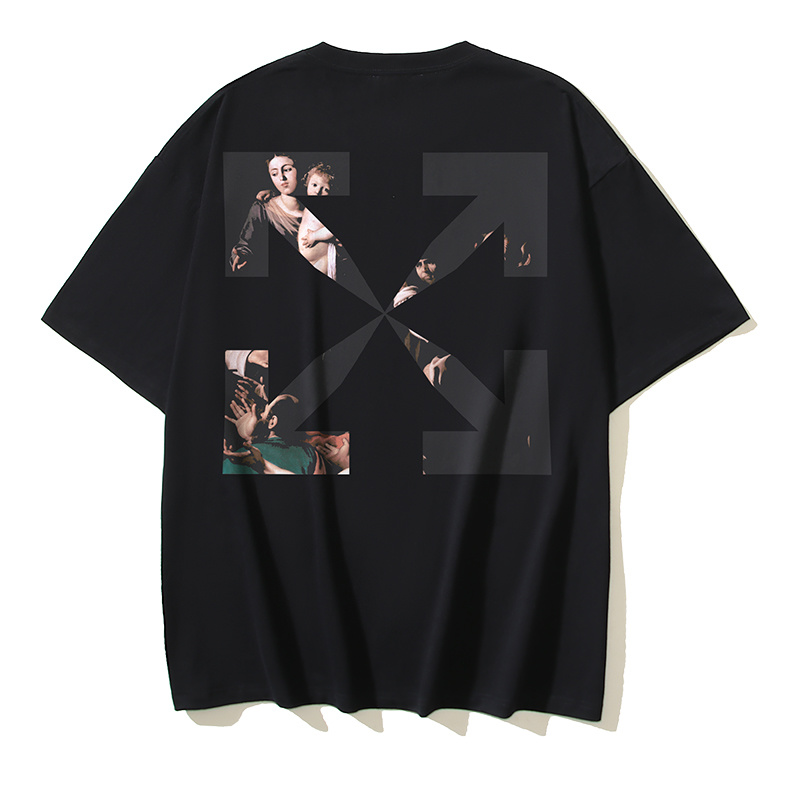 Off-White Angel Arrow Oil Painting Heavyweight T-Shirt H110 1384