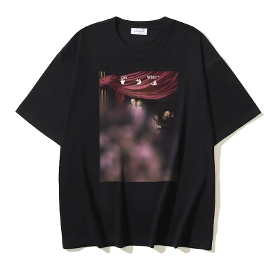Off-White Angel Arrow Oil Painting Heavyweight T-Shirt H110 1384 02