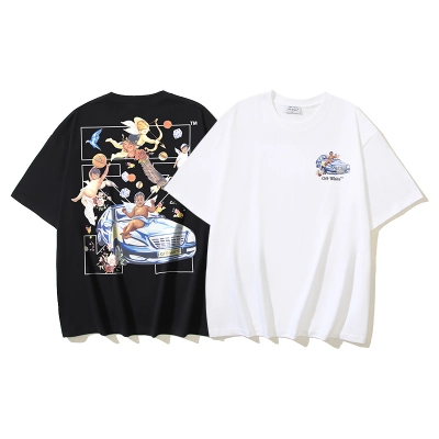 Off-White Angel Sports Car Arrow Heavyweight T-Shirt H100 1134 01