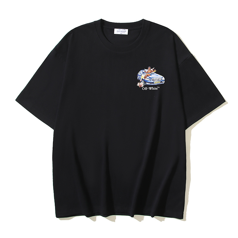 Off-White Angel Sports Car Arrow Heavyweight T-Shirt H100 1134
