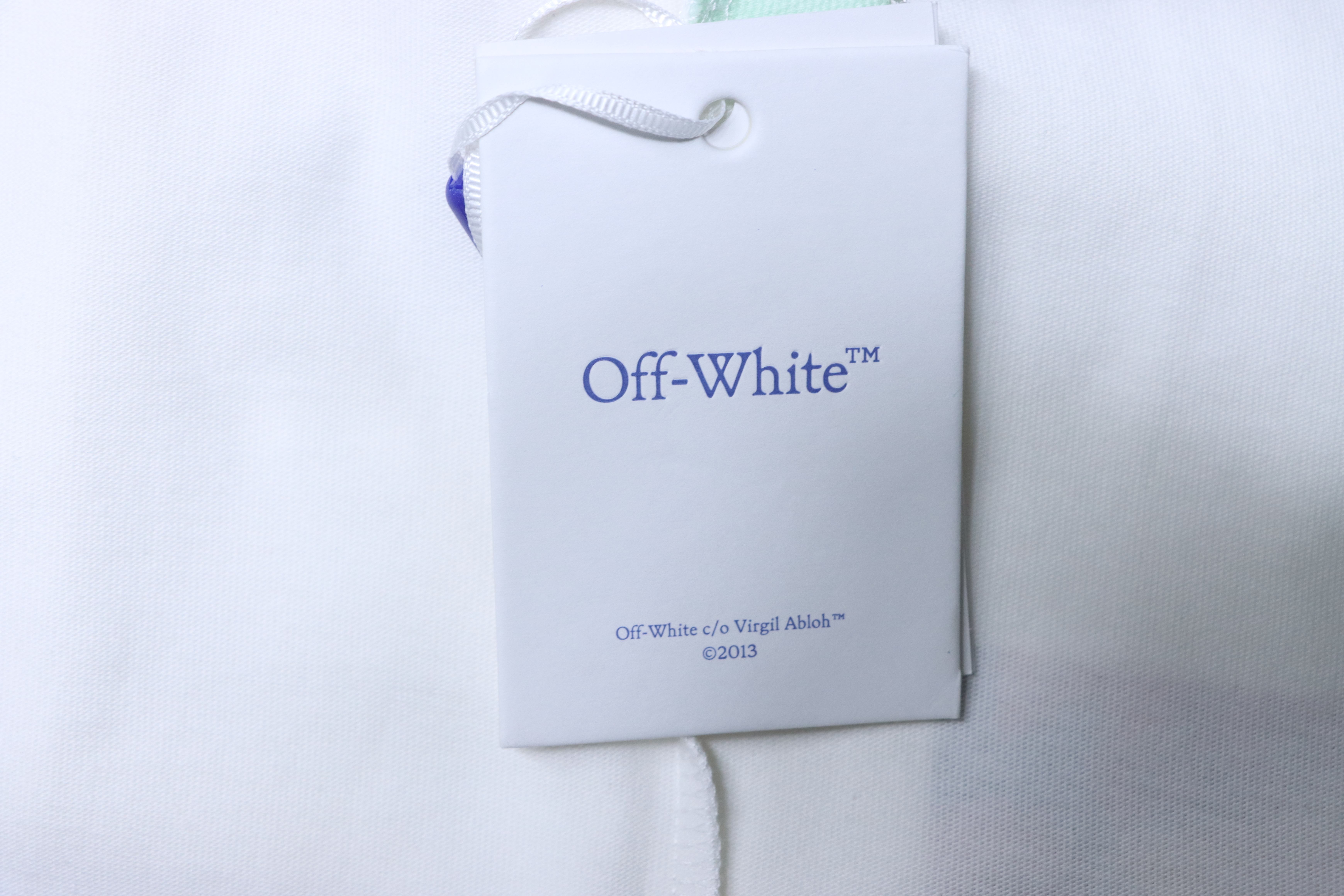 Off-White Autumn Leaves Embroidery T-Shirt H170