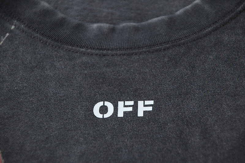 Off-White Bacchus Portrait Grape Washed Heavyweight T-Shirt H120 1216