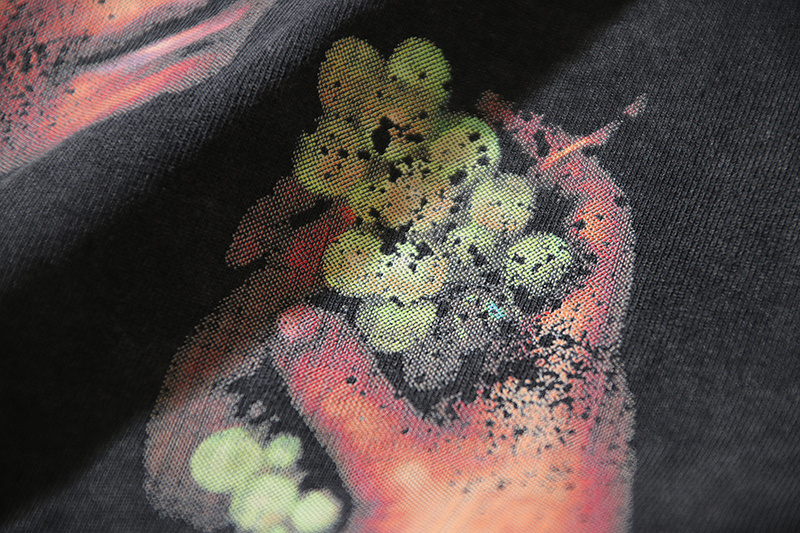 Off-White Bacchus Portrait Grape Washed Heavyweight T-Shirt H120 1216