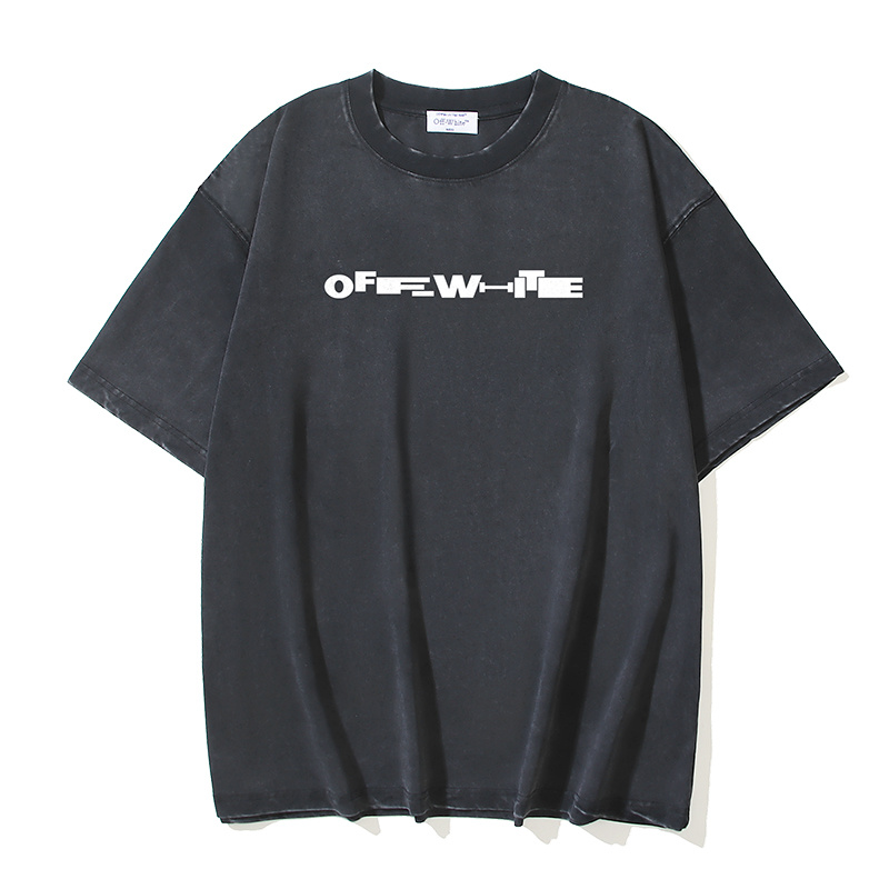 Off-White Baseball Arrow Washed Heavyweight T-Shirt 1362
