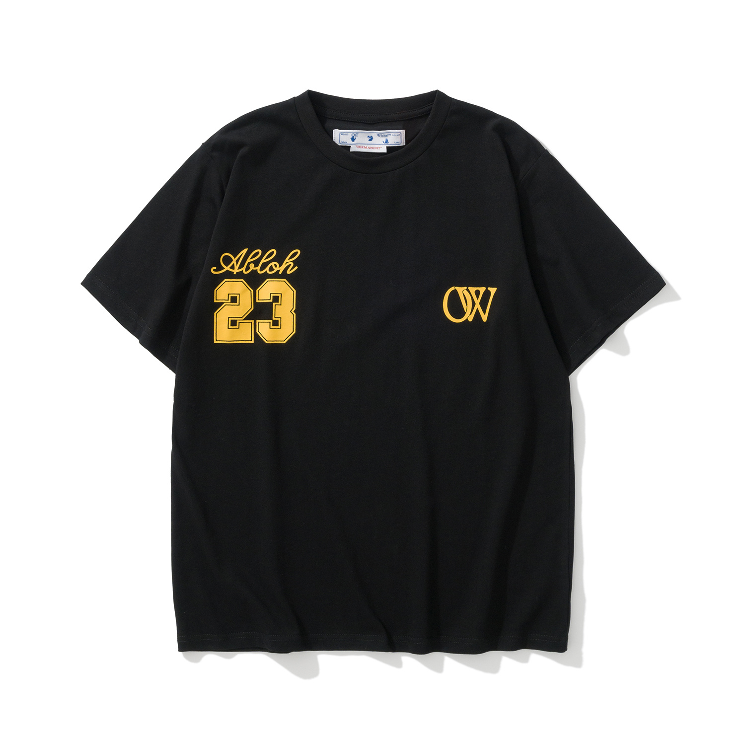 Off-White Black Blue Graphic T-Shirt 6131