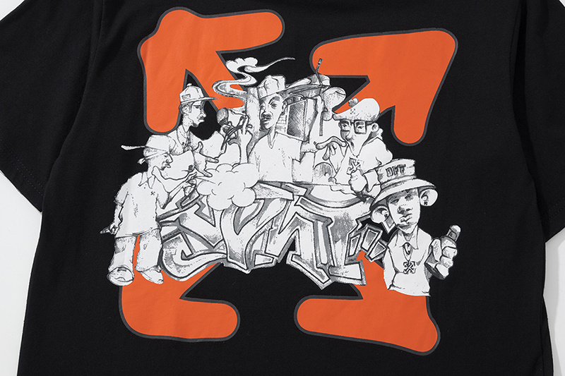 Off-White Black Graphic T-Shirt 6122