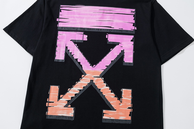 Off-White Black Graphic T-Shirt 688-1