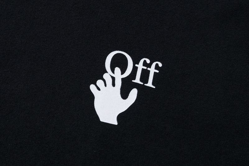 Off-White Black Graphic T-Shirt 688-1