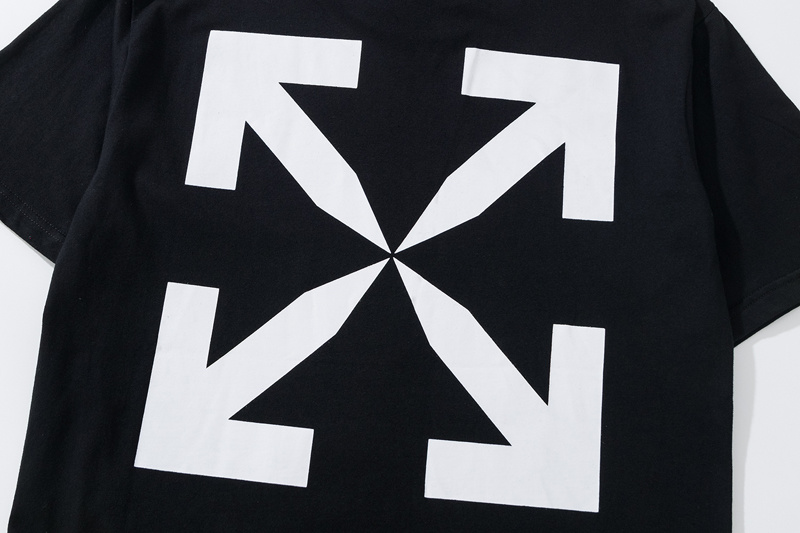 Off-White Black Graphic T-Shirt 691