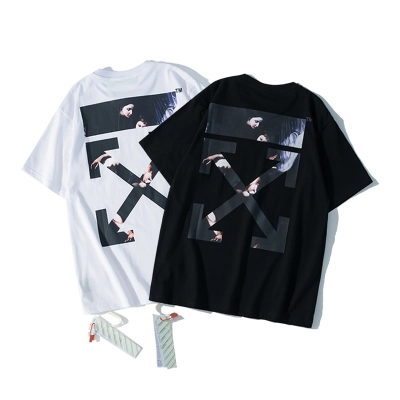 Off-White Black Graphic T-Shirt 696 01