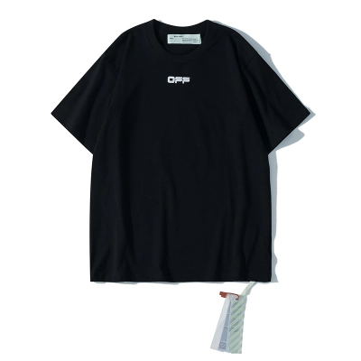 Off-White Black Graphic T-Shirt 696 02