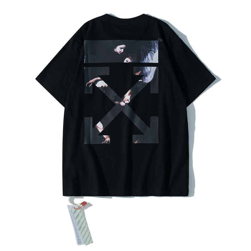 Off-White Black Graphic T-Shirt 696