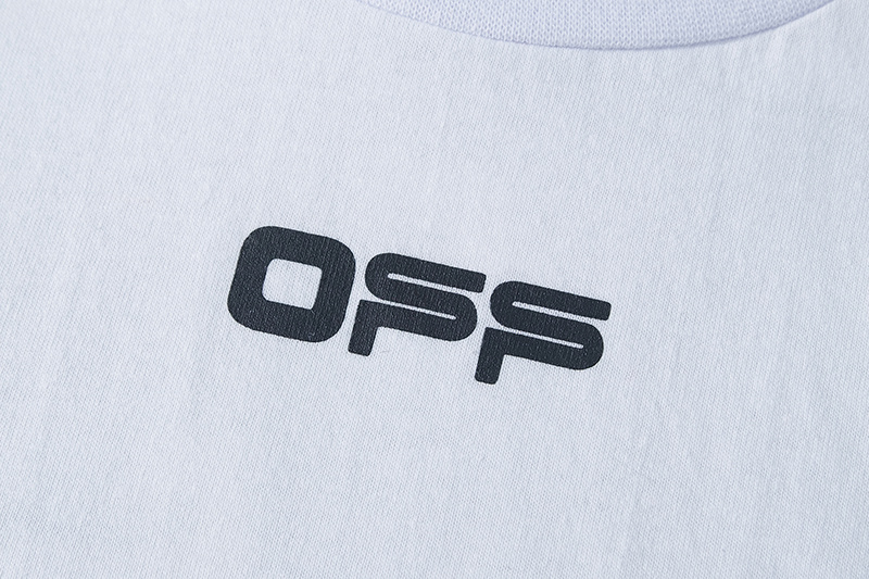 Off-White Black Graphic T-Shirt 696