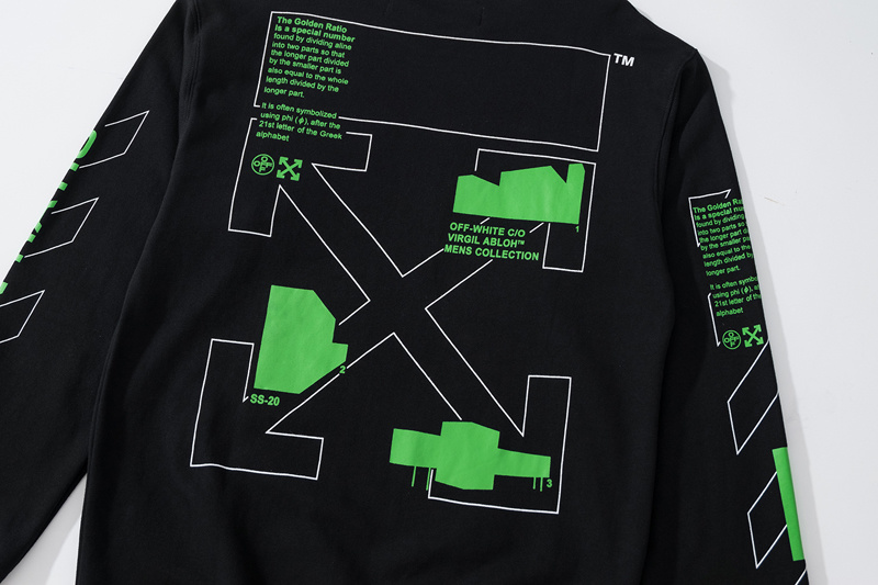 Off-White Black Graphic   Sweatshirt 835