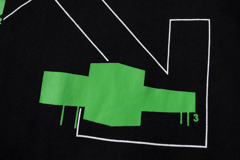 Off-White Black Graphic   Sweatshirt 835