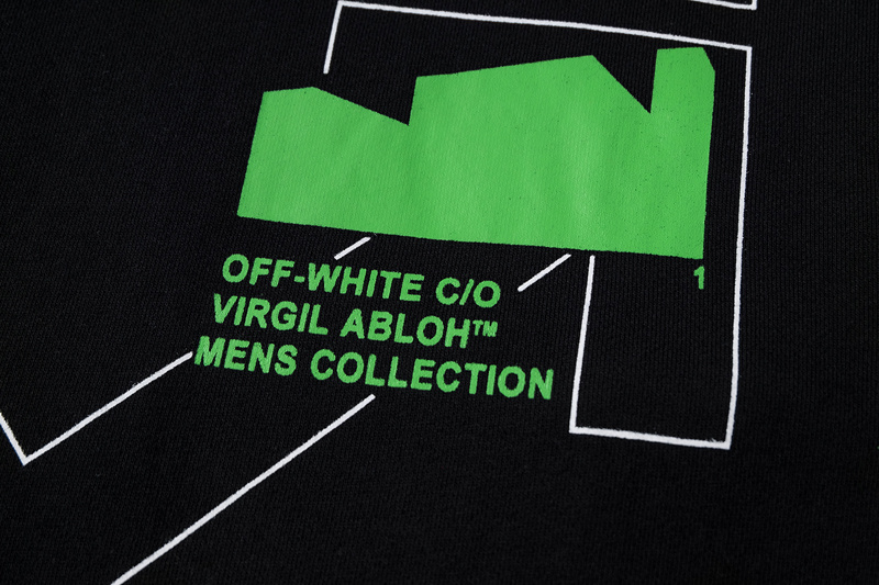 Off-White Black Graphic   Sweatshirt 835