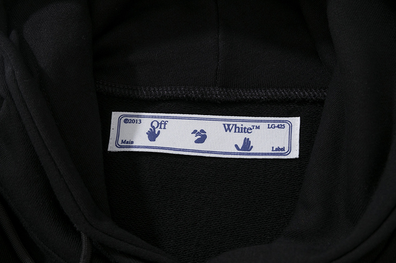 Off-White Black Graphic  Sweatshirt 869