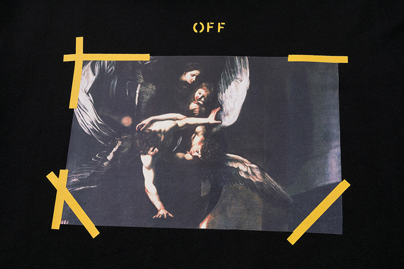 Off-White Black Graphic  Sweatshirt 869