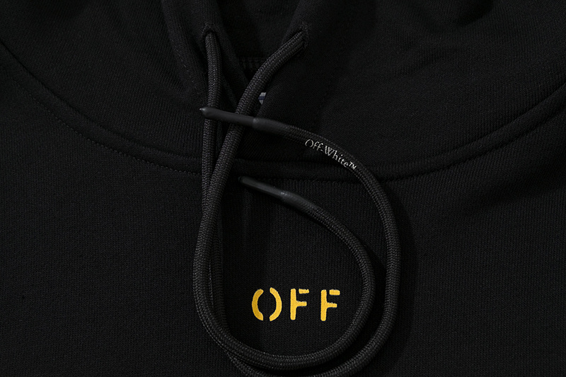 Off-White Black Graphic  Sweatshirt 869