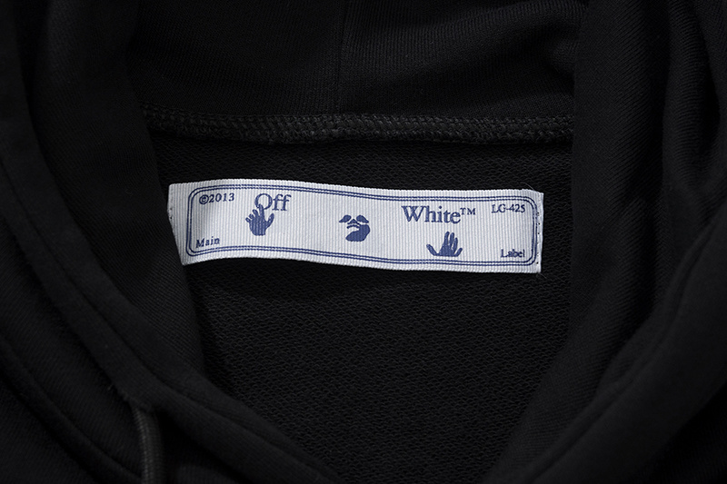 Off-White Black Graphic  Sweatshirt 871