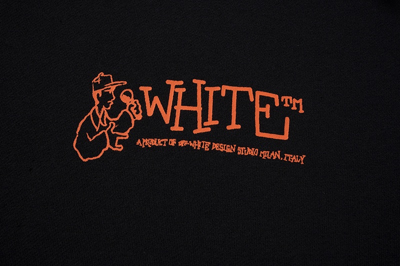 Off-White Black Graphic  Sweatshirt 871