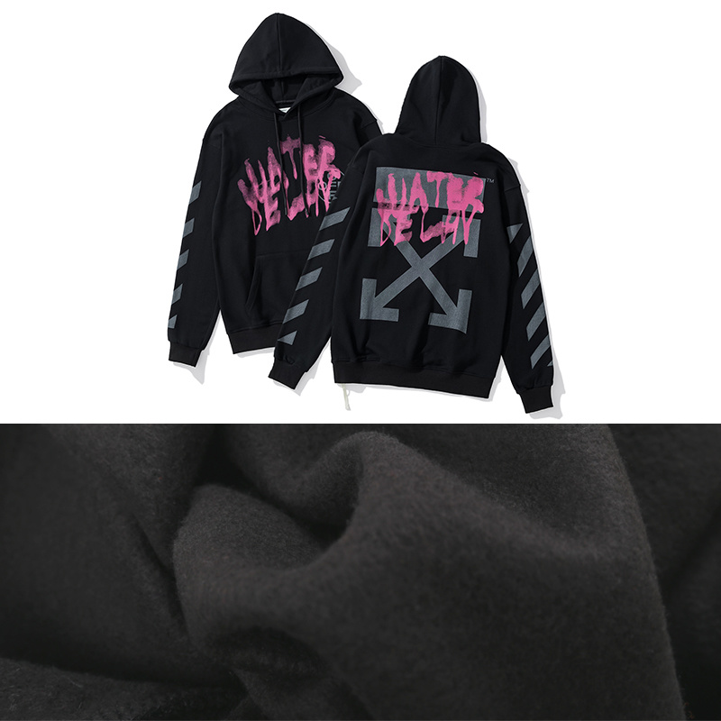 Off-White Black Graphic  Sweatshirt 8828