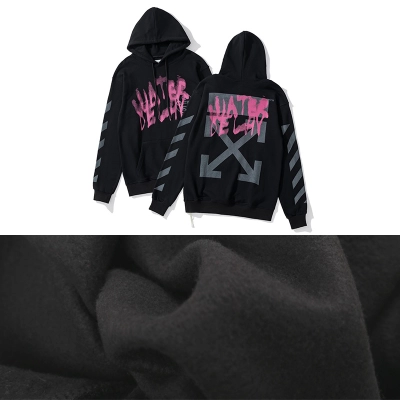 Off-White Black Graphic  Sweatshirt 8828 02