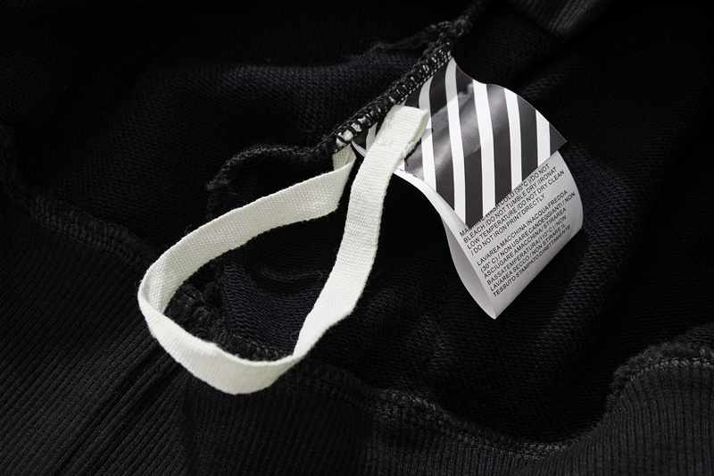 Off-White Black Graphic  Sweatshirt 8828