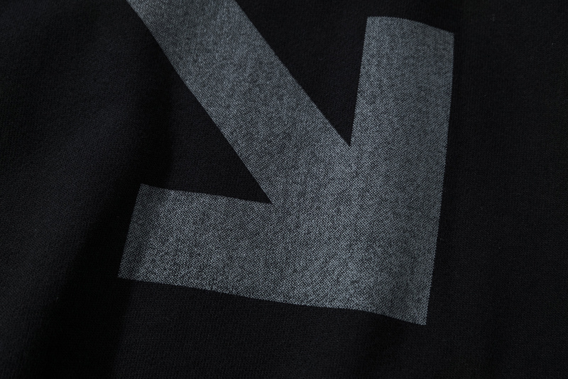 Off-White Black Graphic  Sweatshirt 8828