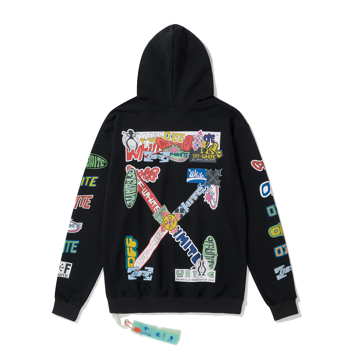 Off-White Black Graphic Sweatshirt 8875