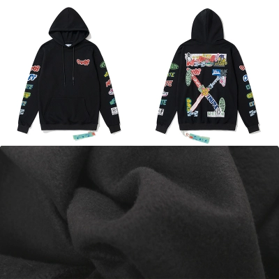 Off-White Black Graphic Sweatshirt 8875 02