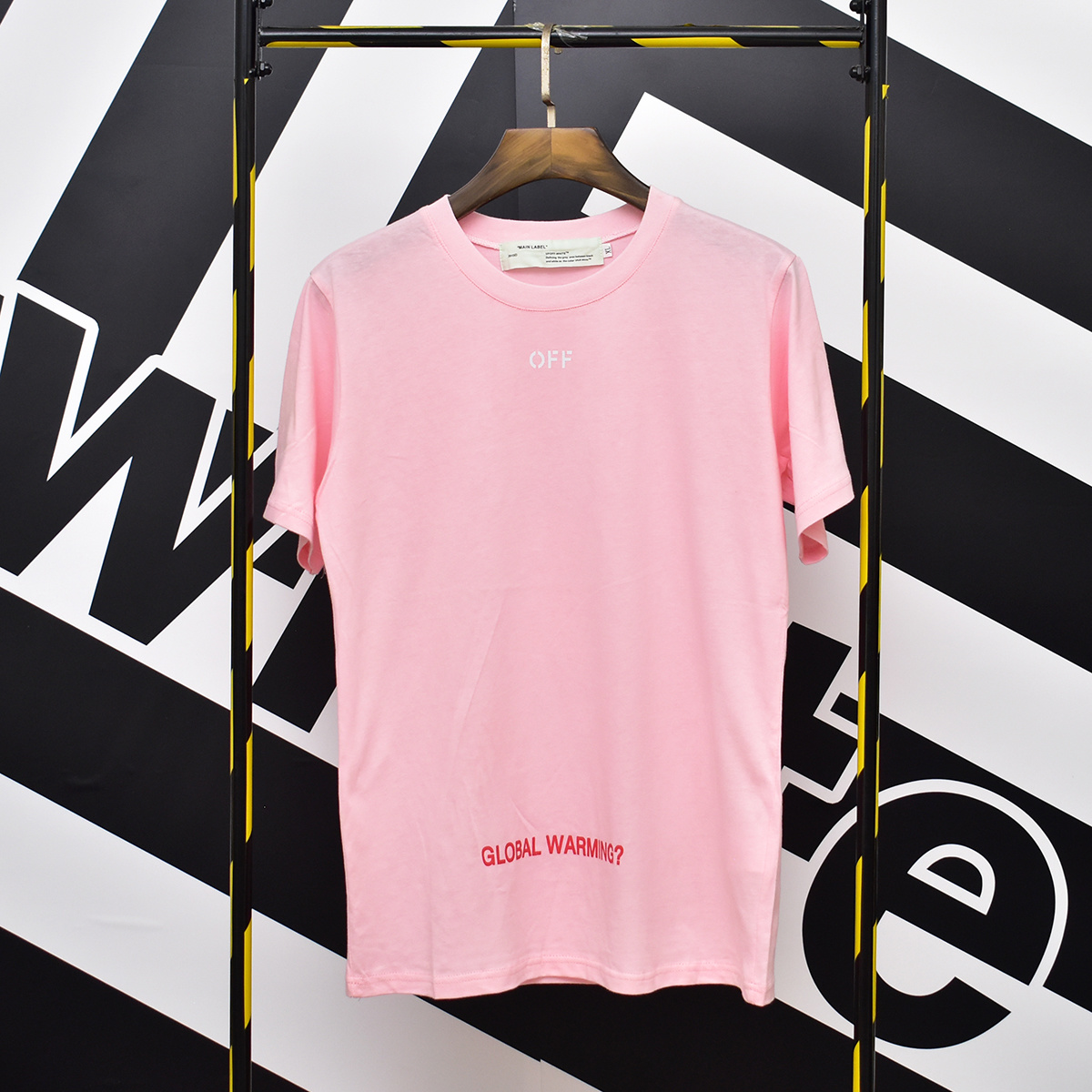 Off-White Black Pink Graphic T-Shirt 632