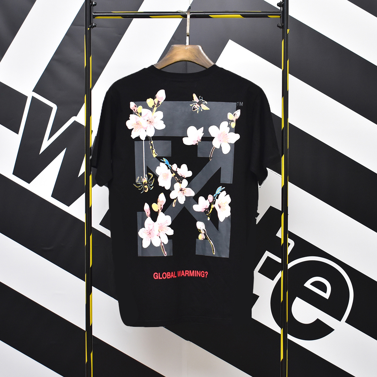 Off-White Black Pink Graphic T-Shirt 632