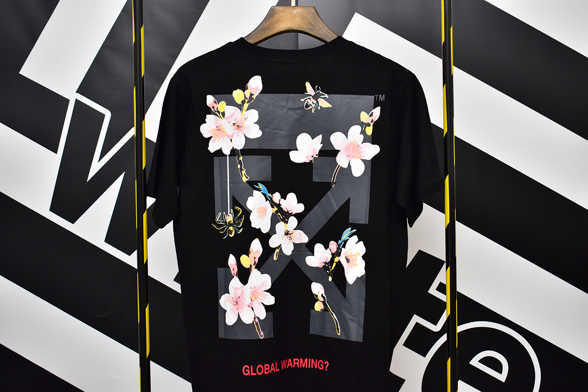 Off-White Black Pink Graphic T-Shirt 632