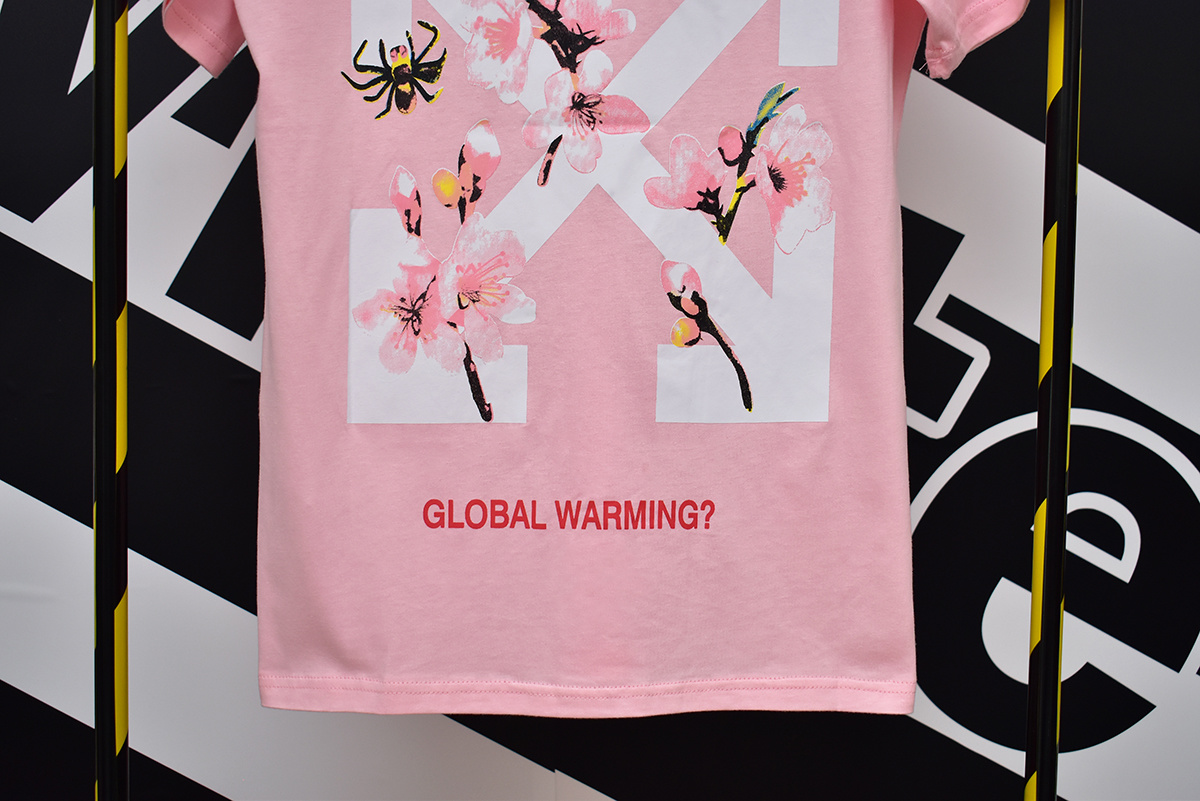 Off-White Black Pink Graphic T-Shirt 632