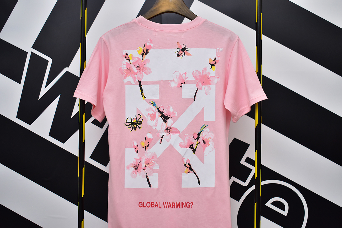 Off-White Black Pink Graphic T-Shirt 632