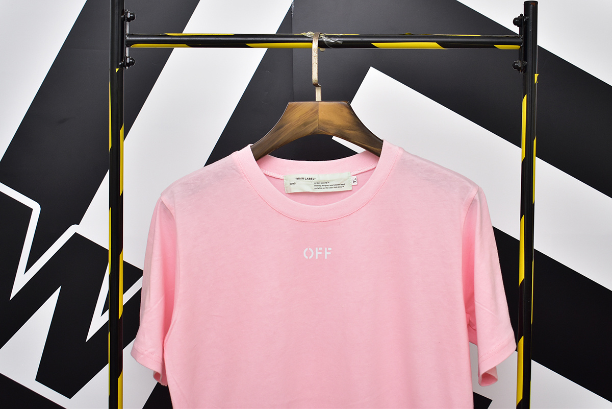 Off-White Black Pink Graphic T-Shirt 632