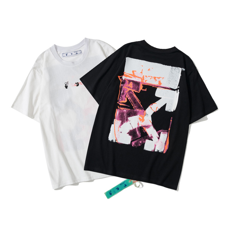 Off-White Black White Graphic T-Shirt 6109